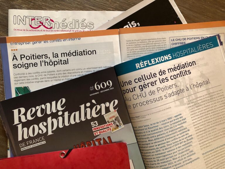 Articles La médiation pour gérer les conflits au CHU de poitiers